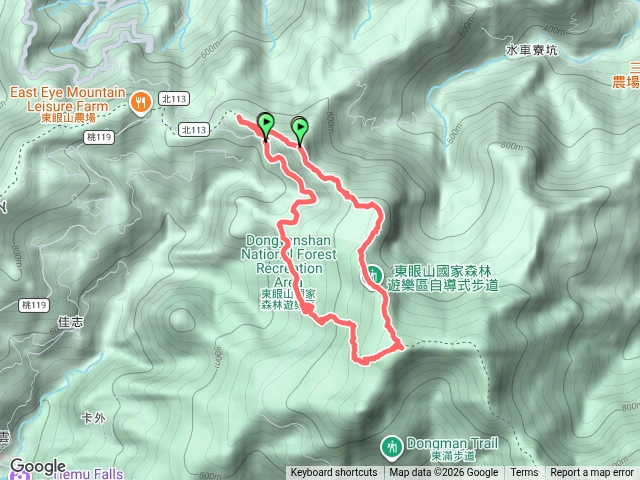 志繼山東眼山O型步道預覽圖
