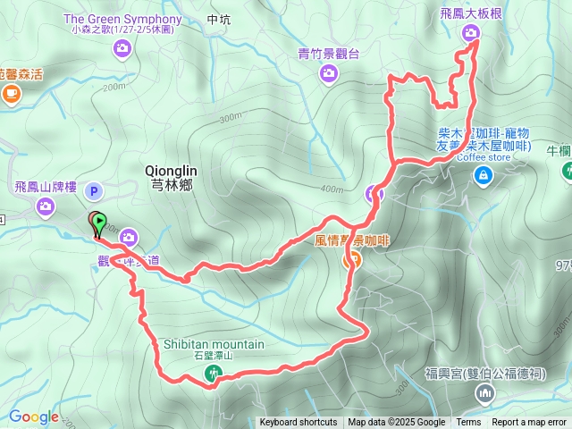 新竹飛鳳山+大板根8字