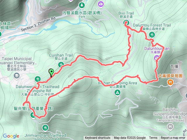 翠山步道、大崙頭尾山、仙座台山