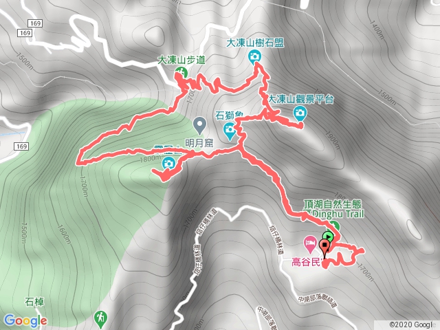 霹靂山-迴頭嶺-多林-樹石盟-大凍山 頂湖