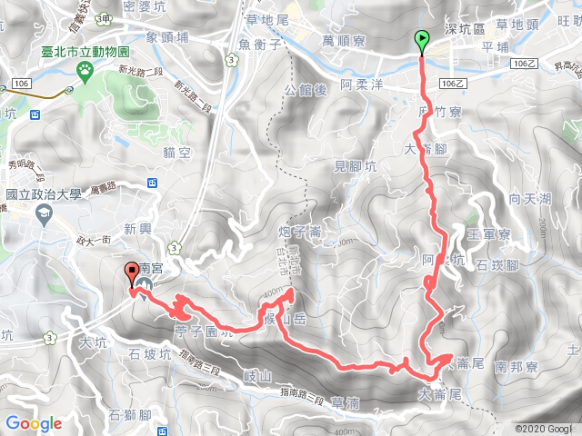 20200705大崎嶺步道-阿柔洋山-阿柔洋山西北峰-阿柔洋山西峰-猴山岳-猴山岳前峰-猴山岳北峰-動物園山