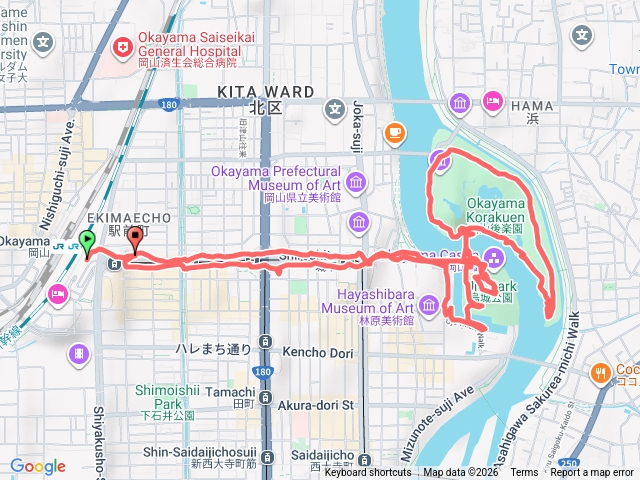 岡山城散策（夜拍）