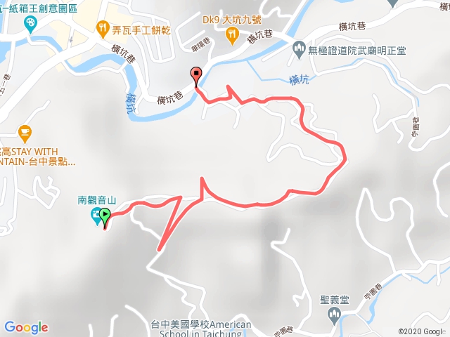 大坑觀音山健走下山路段