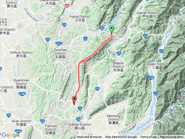 烏山縱走(連七峰)