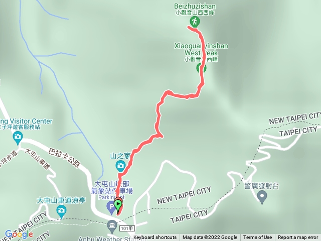 小觀音西峰與西西峰