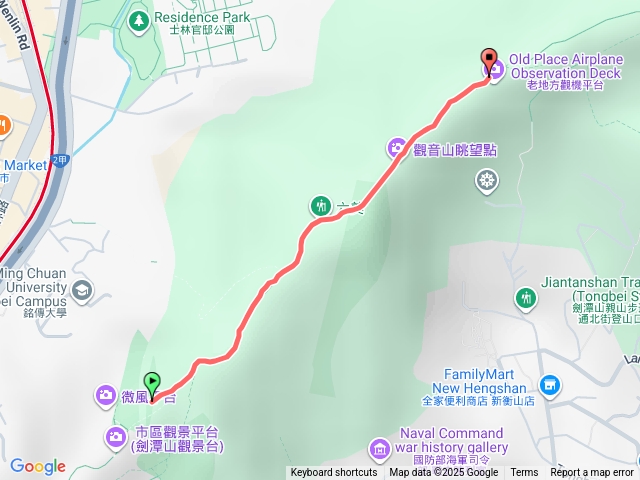 【任務一】2025臺北大縱走臺北大縱走第五段：捷運劍潭站至碧山巖（劍潭支線）202509141111