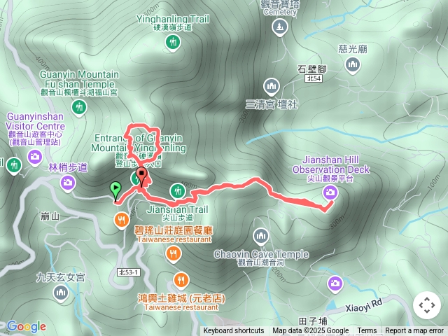 硬漢嶺步道至尖山