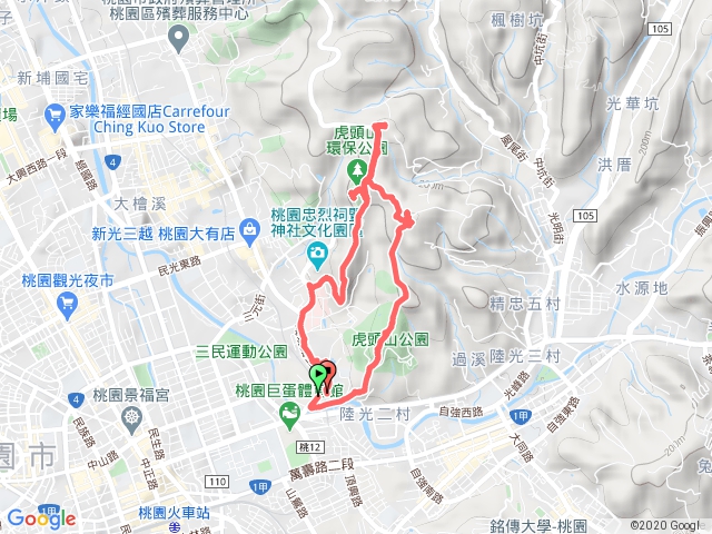 桃園 虎頭山三角點O形