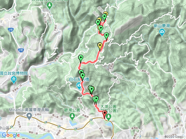 臺北大縱走：尋寶任務臺北大縱走第四段：風櫃口至捷運大湖公園站202006011314