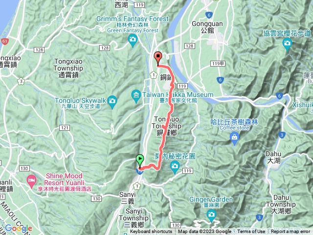 三員縱走(三義~銅鑼)