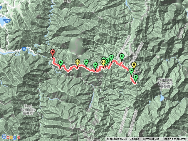 七彩湖六順山丹大進出