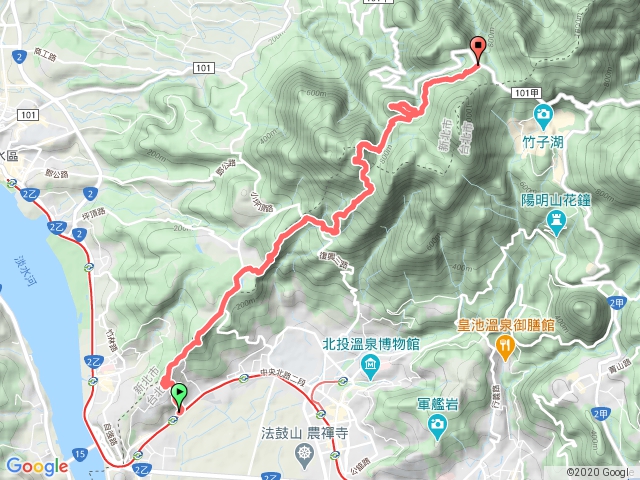 忠義捷運站接北縱走上火燒山+二子山