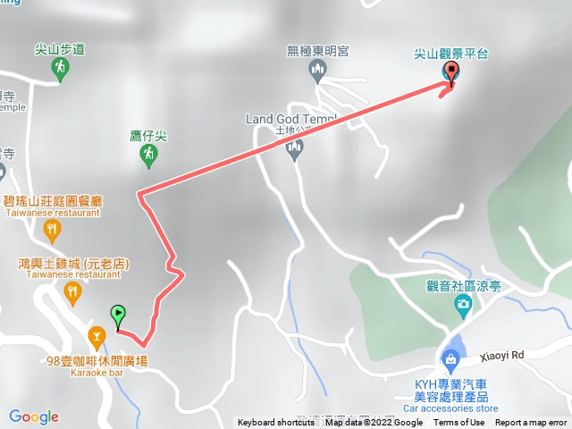 小北插，鷹山，潮音一，二尖，占山凌雲禪寺