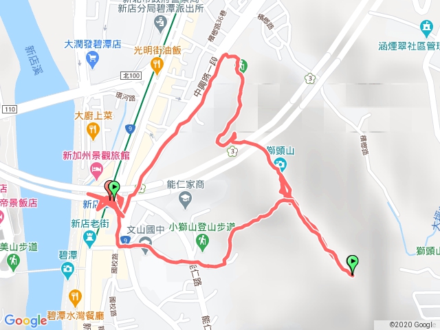 獅頭山（中興路上竹林寺下）