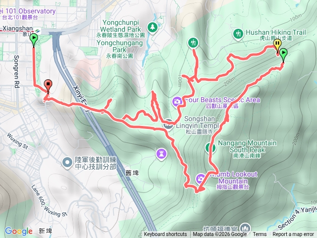 台北四獸山九峰拇指山預覽圖