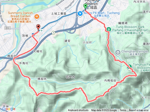 微笑山線望月亭線(永寧站起登-頂埔站下)