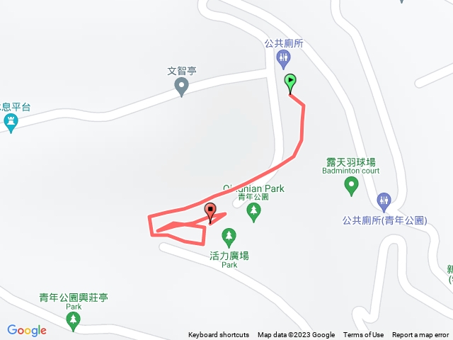 新莊區青年公園健身廣場步道