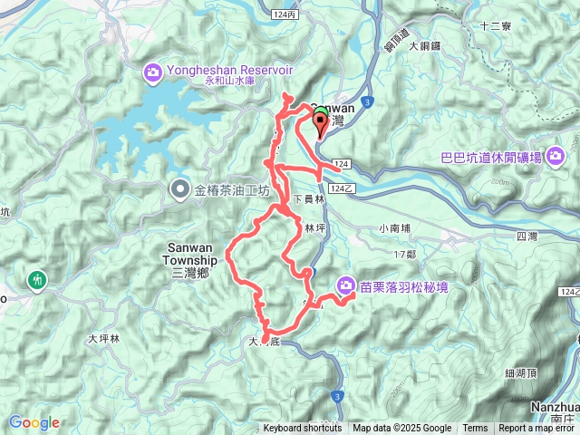 20251222龍峎頂步道-三灣火炎山-老銃櫃步道-三灣落羽松-肚兜角步道預覽圖