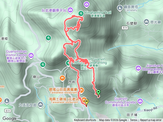 2026.06.06阿丁健行2-觀音山小北插起登-鷹仔尖轉攀大岩壁大英雄上硬漢嶺預覽圖