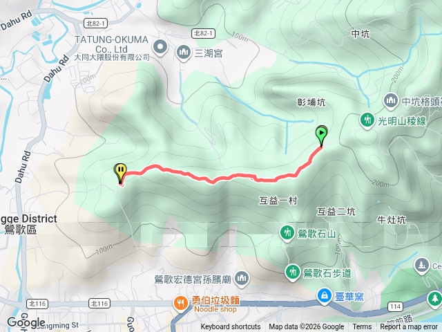 鶯歌忠義宮光明坡步道