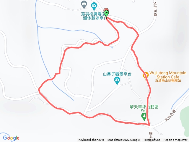 五酒桶山之穿山甲步道上（陳）