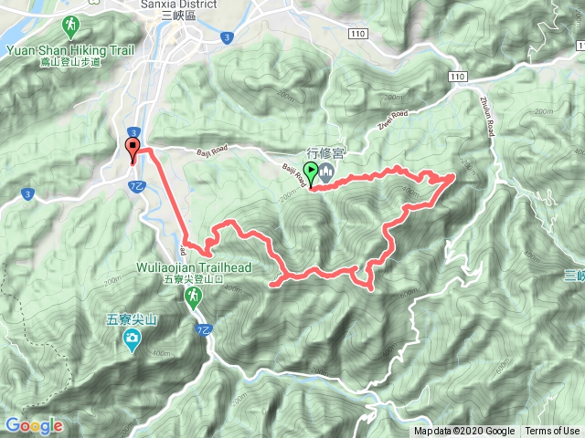 20201218白雞七山{行修宮到添福山}