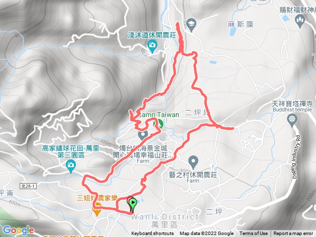 110.12.31萬里大坪國小上學路-麻竹腳保甲路