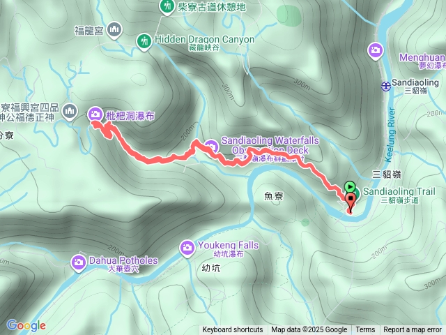 三貂嶺瀑布來回