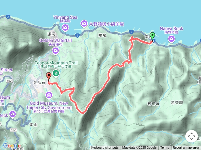2025-05-02劍龍稜(南新宮~經南子吝山,香巴拉隧道~勸濟堂)
