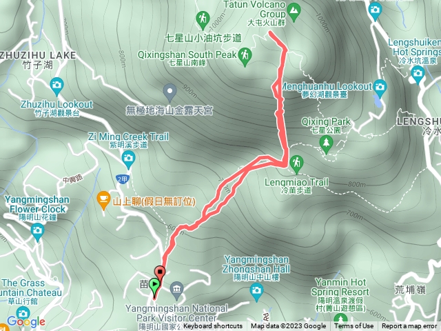 七星山苗圃路線