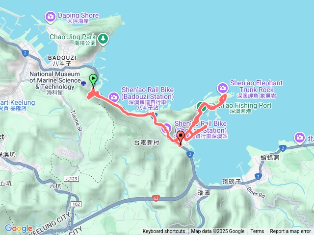 八斗子＞深澳漁港＞象鼻岩步道（深澳山未竟）預覽圖
