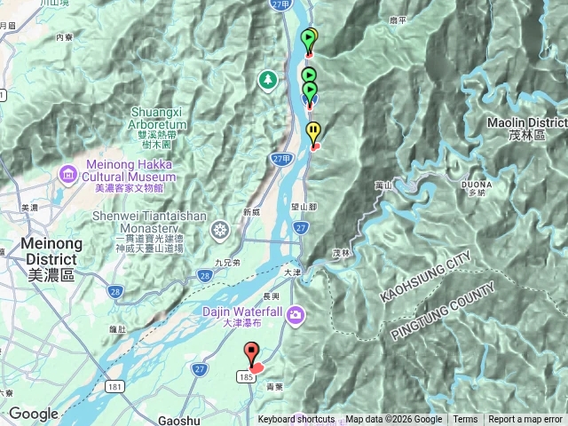 115-08-09六龜葫蘆谷+大智+三友瀑布群+大坑山