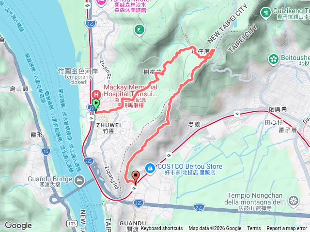 樹梅坑登山步道-忠義山-北藝大預覽圖