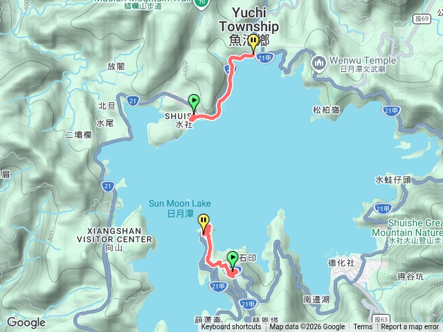 日月潭玄狀寺青龍山步道走走預覽圖