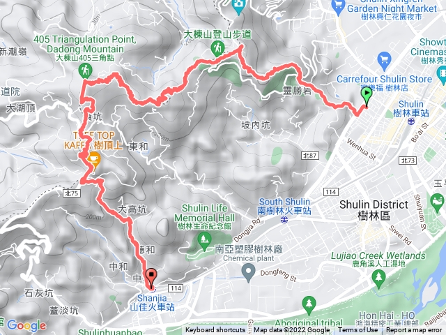大同山-大棟山-山佳車站