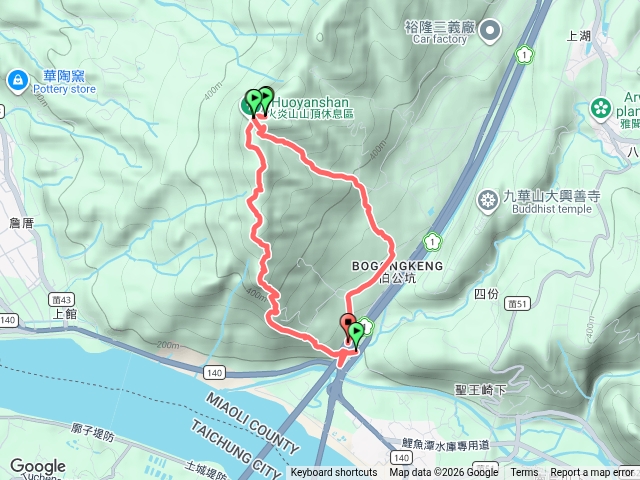火炎山南鞍古道預覽圖