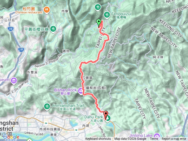 臺北大縱走第四段預覽圖