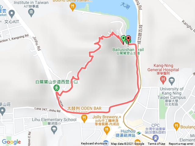 白鷺鷥山O形一圈