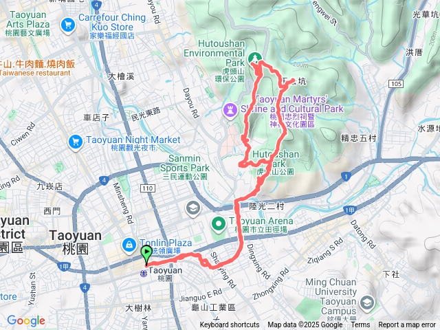 桃林步道、虎頭山