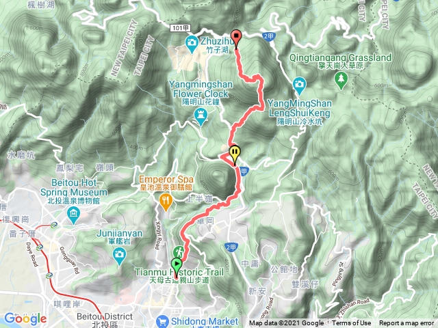 天母古道苗圃上七星山下小油坑