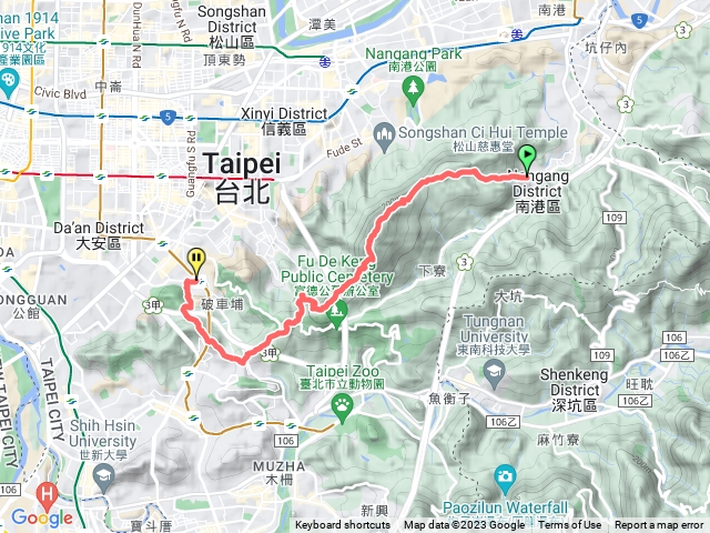 中華科大富陽第六大縱走