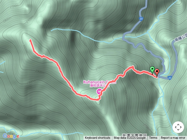 庫哈諾辛山登山步道