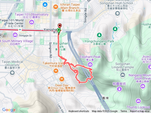 象山公園-象山親山步道-象山祕境-象山崗-六巨石-象山公園