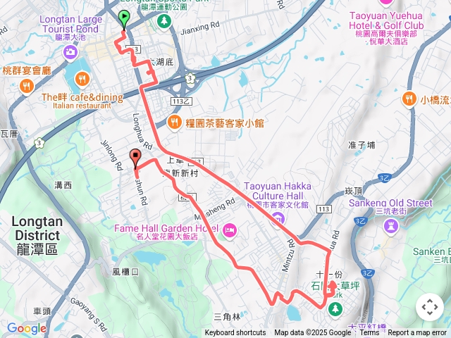 114/5/15-龍潭中正路→石管局/石園醫務所/十一份→佳安西路→民族路→民生路→富華街→上華里活動中心