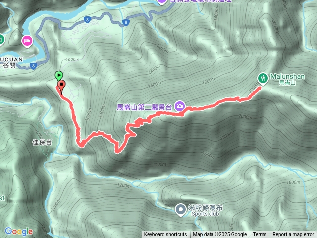 馬崙山（八狀士登山口）