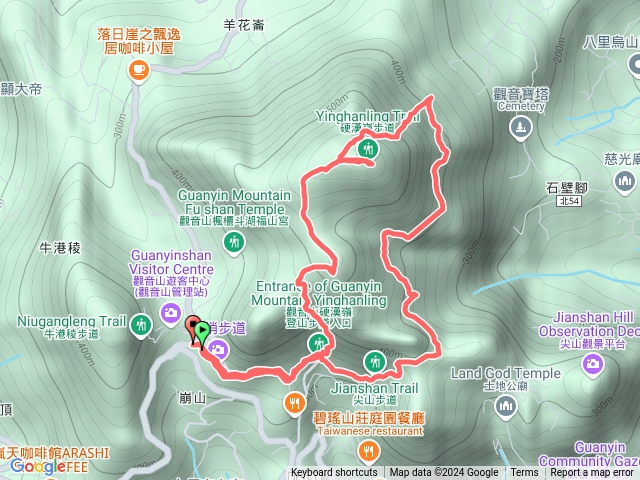 觀音山北橫古道預覽圖