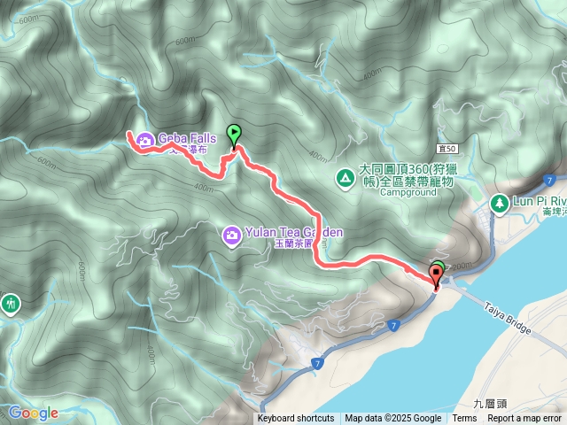 九寮溪步道_戈霸瀑布