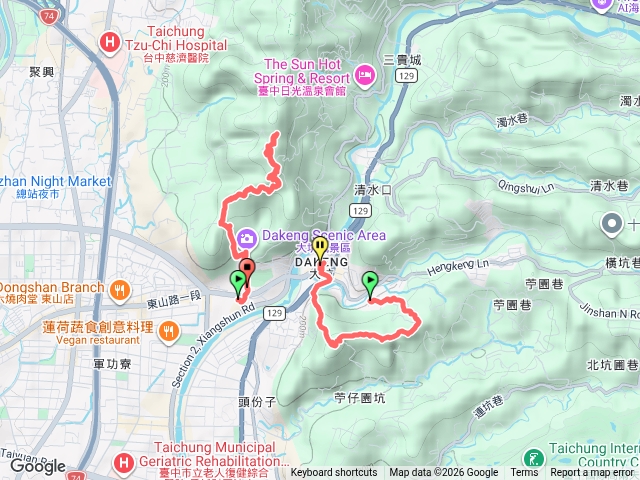 南觀音山走到大山母山