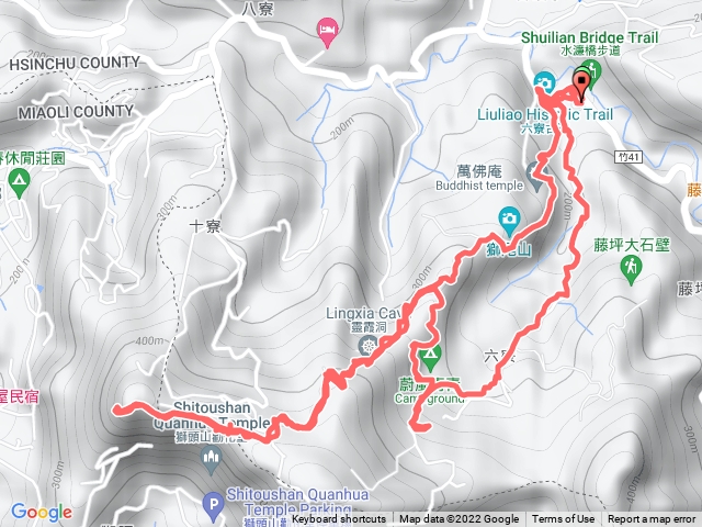 獅頭山步道 獅尾至獅頭山三角點