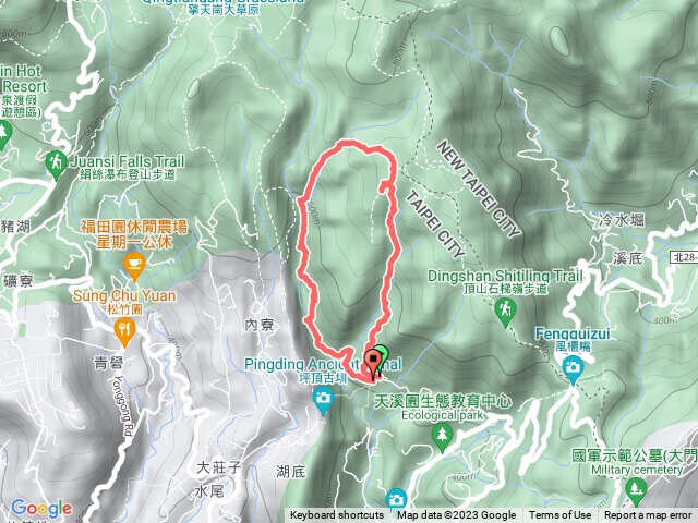 荷蘭古道北五指山內雙溪古道登峰圳